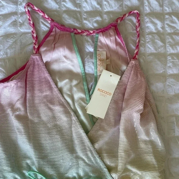 Rococo Sand Pax sequin tri color mini dress - Picture 7 of 16